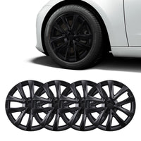 2017-2023 Tesla Model 3 18" Wheel Covers - Performance Hubcaps Matte Black 4PCS | BASENOR