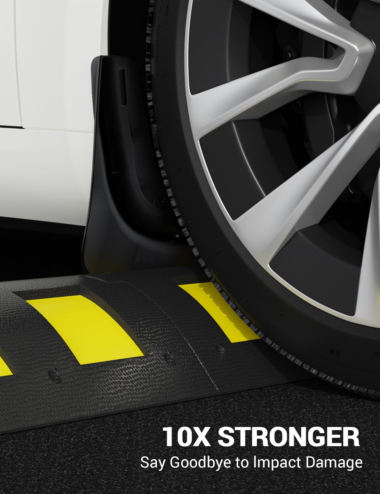 BASENOR 2026 Tesla Model Y Mud Flaps Splash Guards Fenders [No Drilling No Tape] [Paint Protection] All Weather Tire Protector TPE Mudflaps for Model Y Juniper 2025 2026(Standard/Premium/Performance)