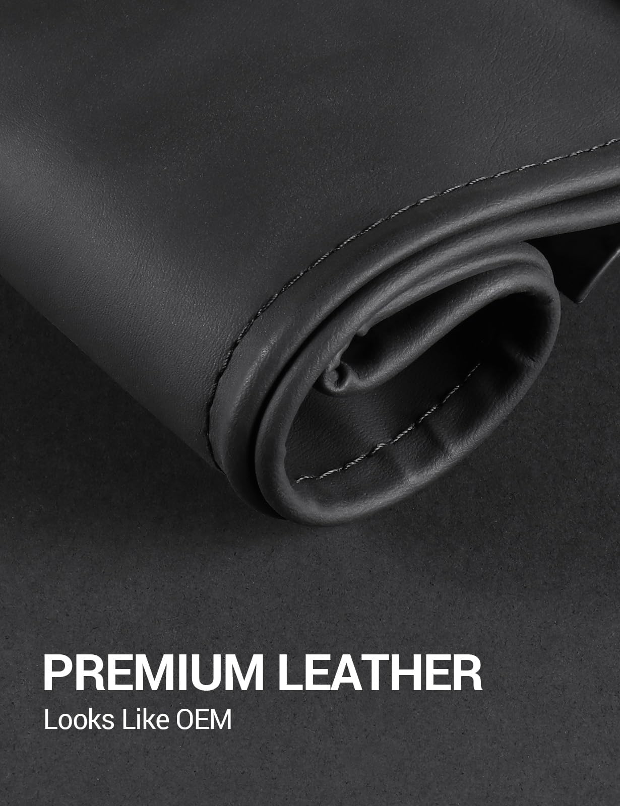 BASENOR 2026 Upgraded Tesla Model Y/3/S/X Cybertruck Trash Can, [Strong Magnetic] [Waterproof] LED Light Garbage Bin Leather Garbage Can, Seat Back Hanging Interior Accessories 2017-2026