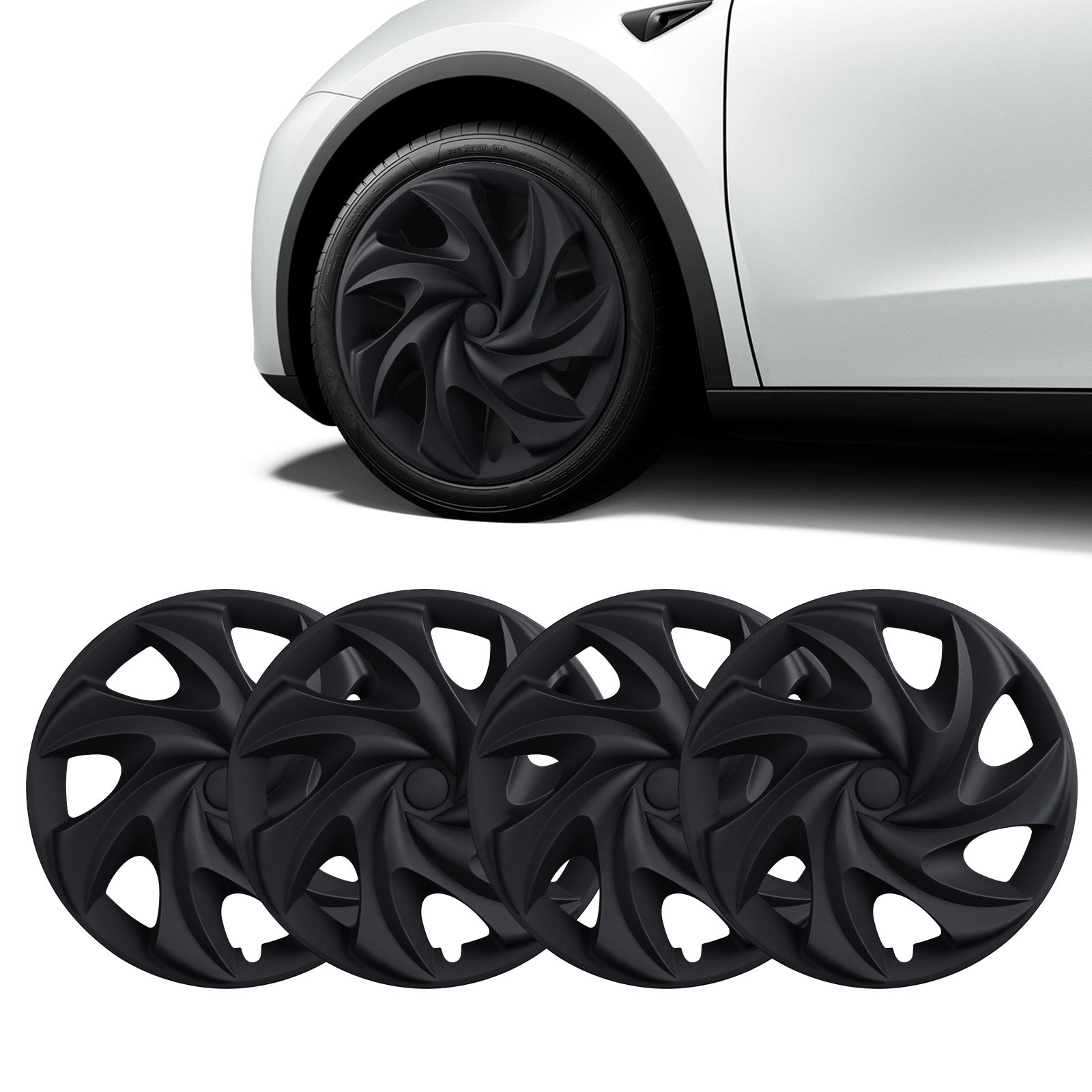 BASENOR 2023-2020 Tesla Model Y Hubcaps Wheel Cover Wheel Hub Caps OEM Rim Protectors Replacement Cover Exterior Accessories Set of 4 - Image 13