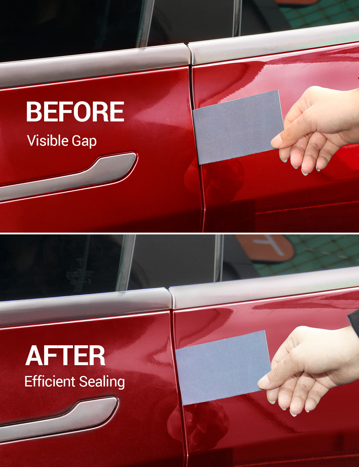 BASENOR Door Seal Kit for 2016-2024 Tesla Model 3 - Image 7