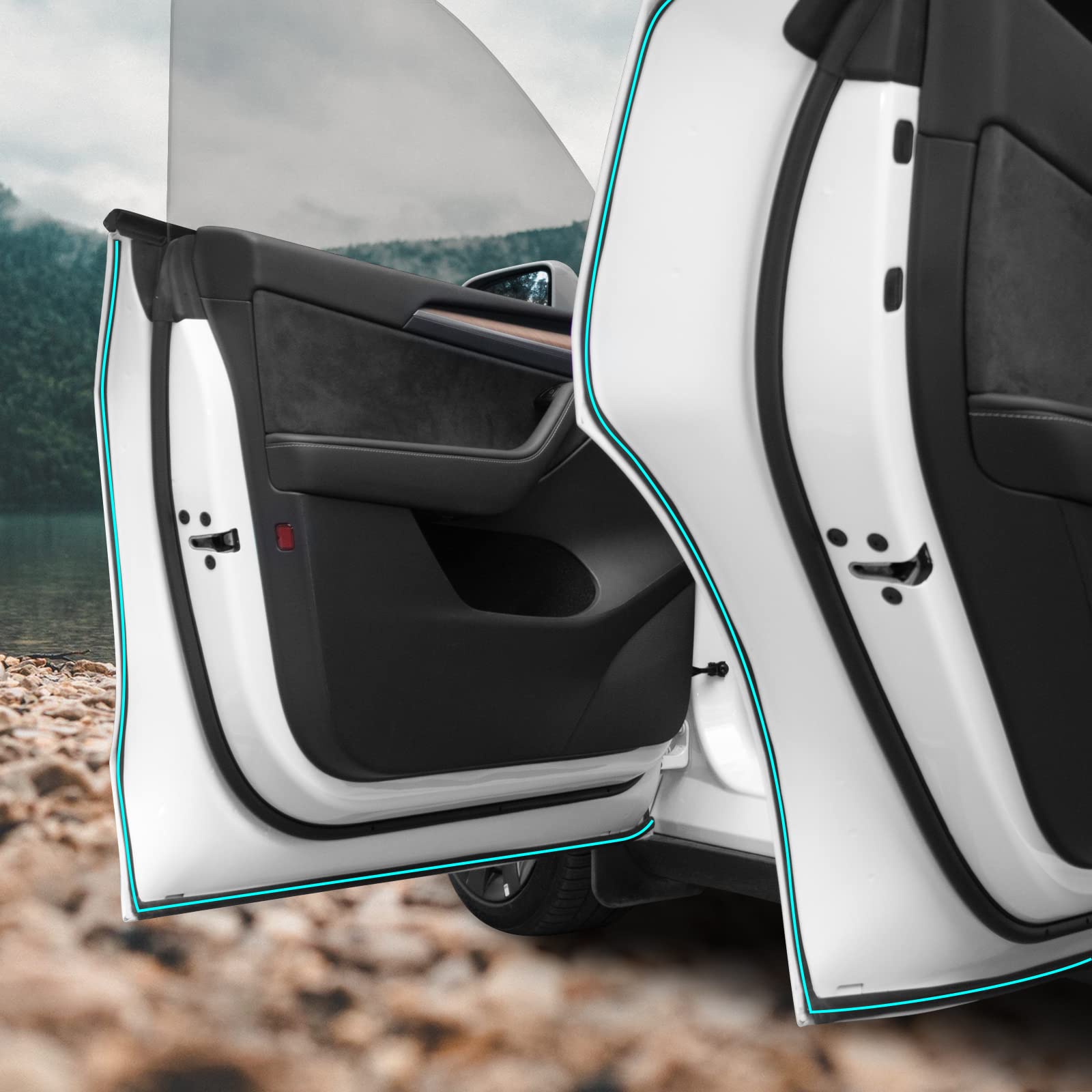 BASENOR Door Seal Kit for 2020-2023 Tesla Model Y - Image 5