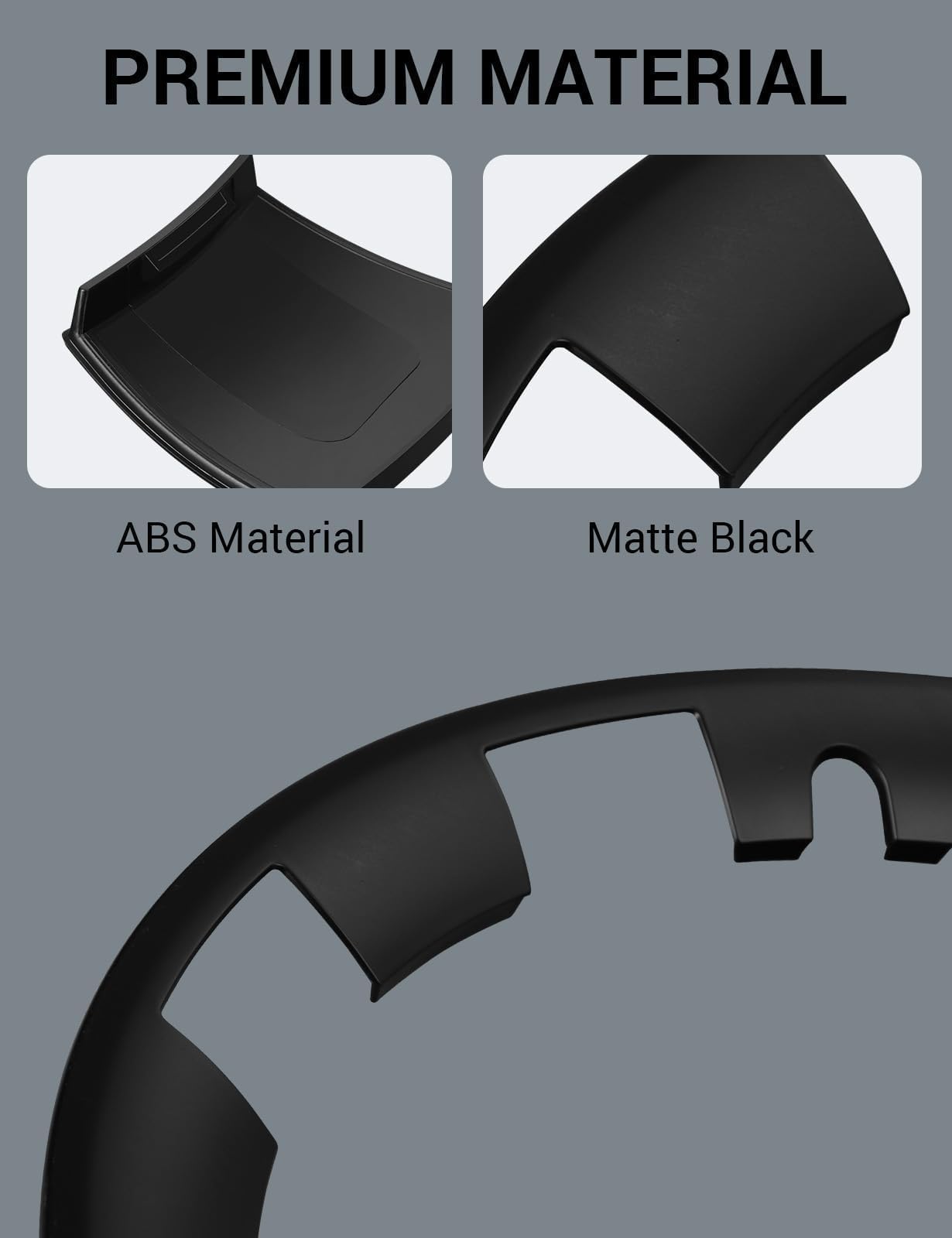 BASENOR Tesla Model Y 20 Inch Wheel Rim Protector ABS Rim Guard Rim Hubcap Cover Car Protection Tire Trim Rings for Model Y Exterior Accessories - Image 3