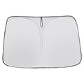 2017-2026 Tesla Model 3 & Model Y Windshield Sunshade - Foldable Silver Reflective | BASENOR