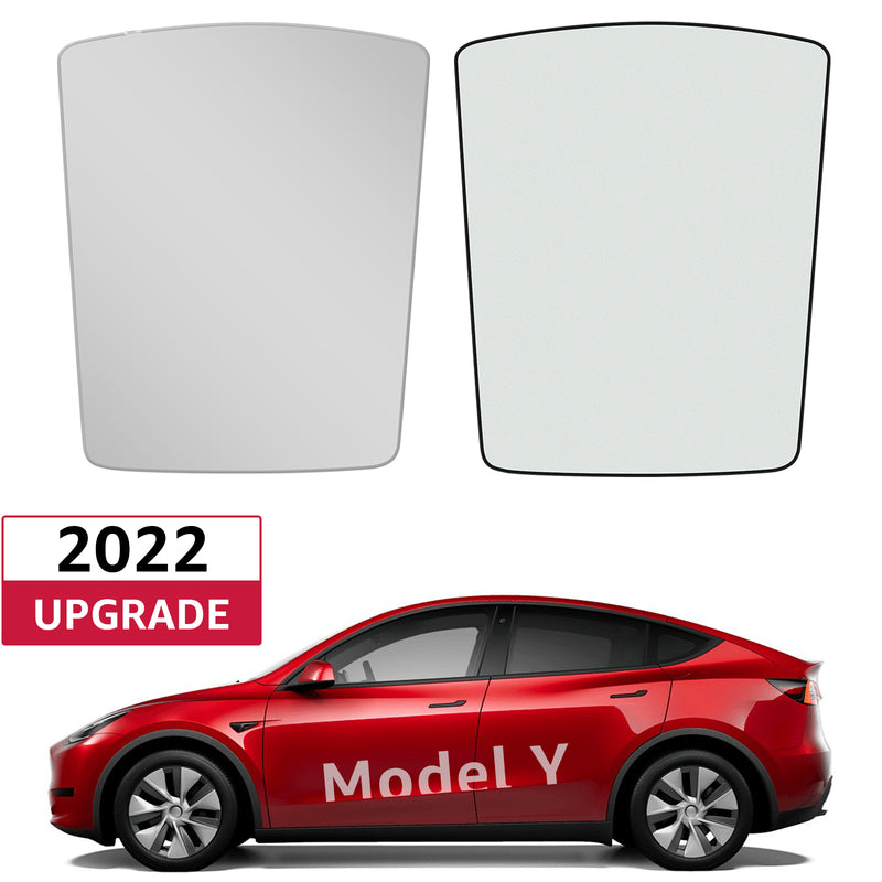 BASENOR Glass Roof Sunshade (Set of 2) for 2020-2023 Tesla Model Y