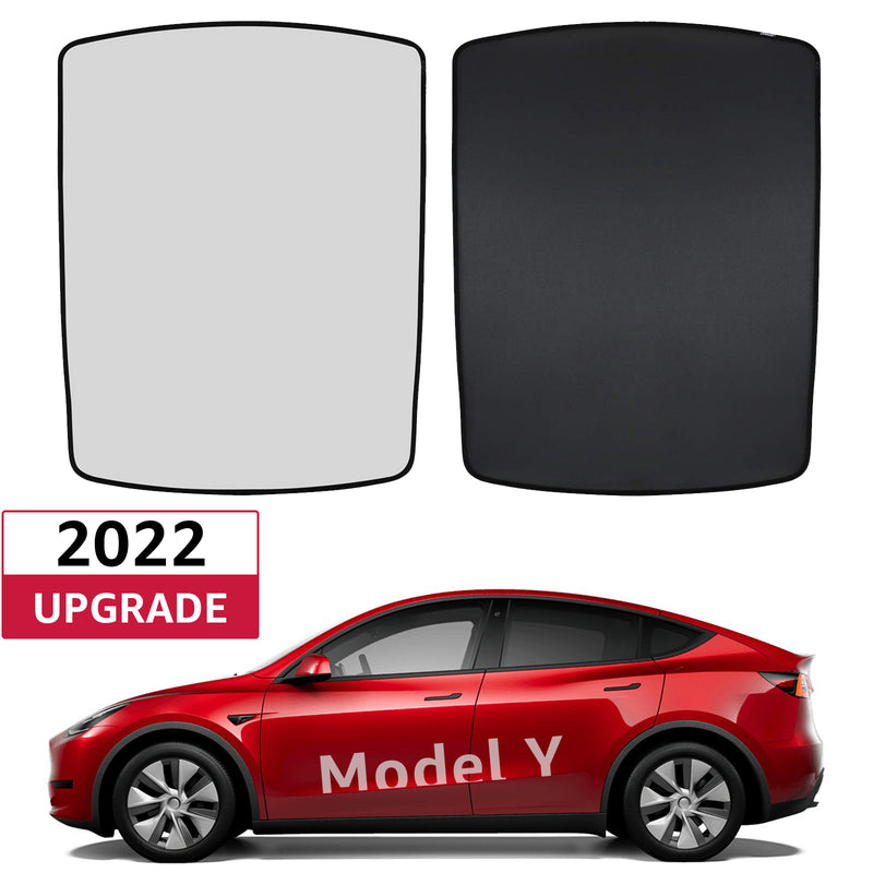 Tesla Model Y Roof Glass Cover and Privacy Glass Covers by Tesbeauty! 