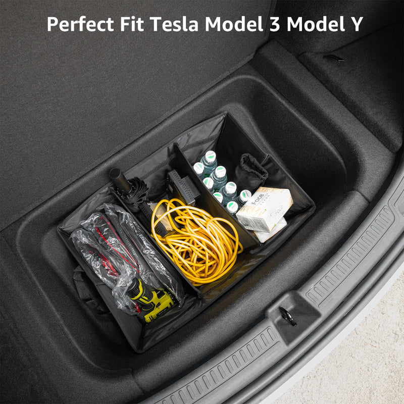 Tesla Model 3 Sub Trunk Organizer Collapsible Cargo Storage