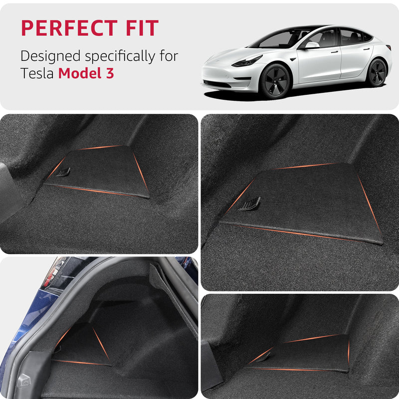 BASENOR Trunk Storage Bins for Tesla Model 3