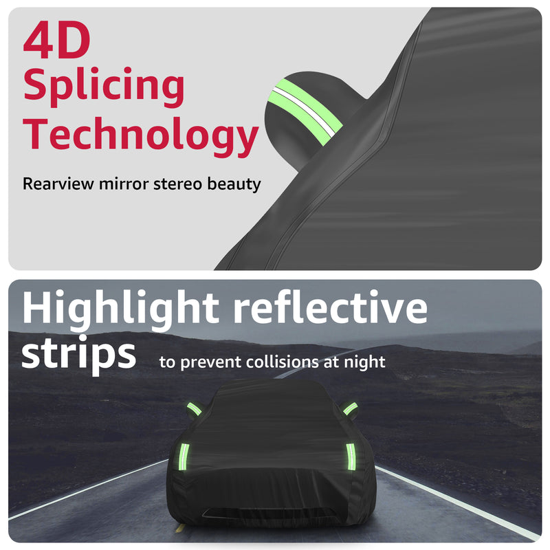 4D All-Weather Anti-Slip Waterproof Floor Liners Set for Tesla Model Y