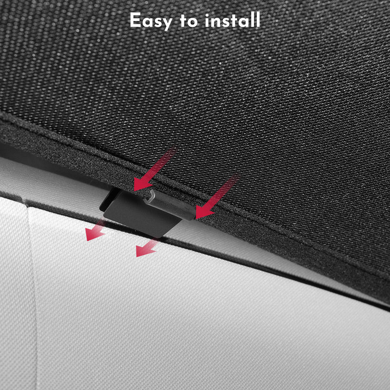 BASENOR Front & Rear Glass Roof Sunshades (Set of 4 ) for 2023 2022 2021 Tesla Model 3
