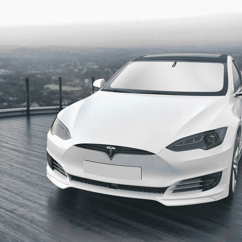 BASENOR Windshield Sunshade for 2023 2022 2021 Tesla Model S