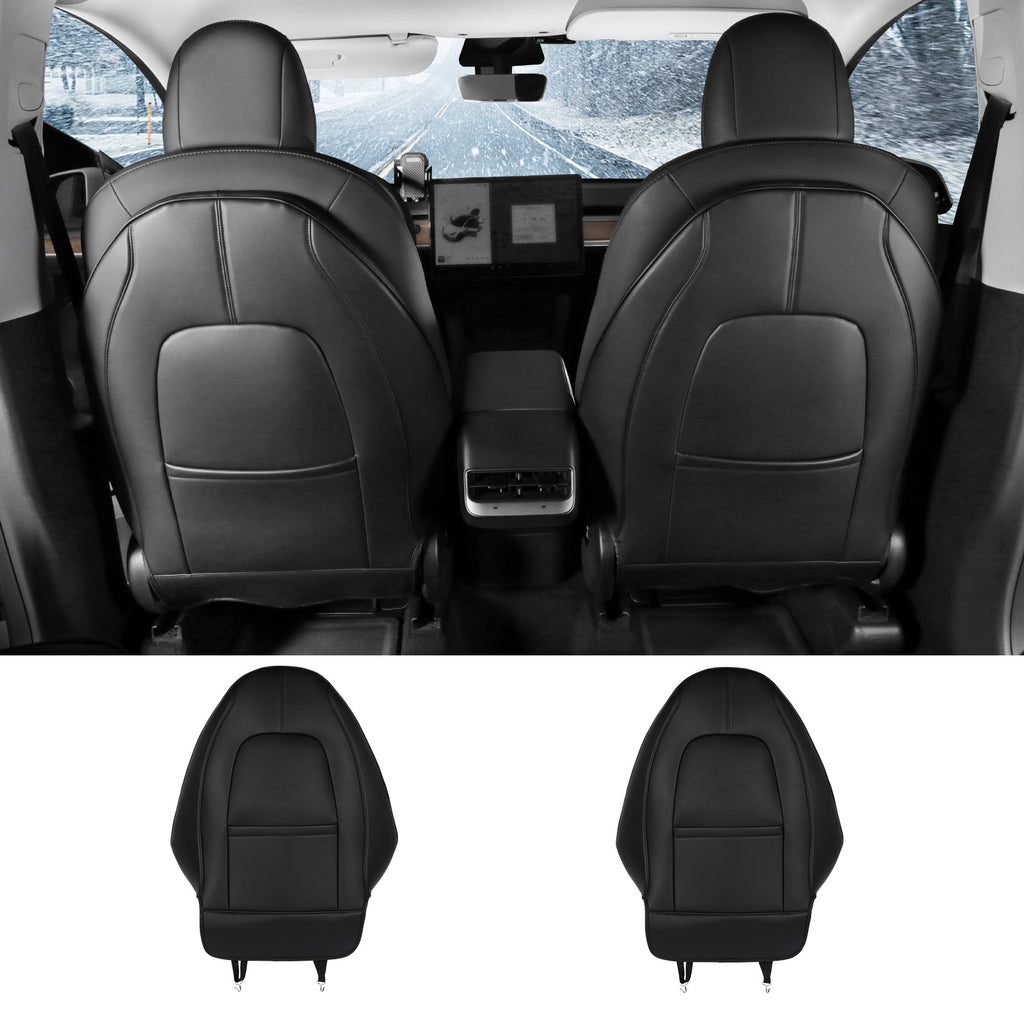 For Model Y/3 Seat Covers Kick Mats Back Seat Protecter (1 Pair)