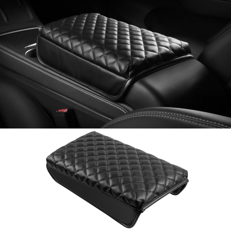 BASENOR Center Console Cover Armrest Pad for 2016-2023 Tesla Model 3 Model Y