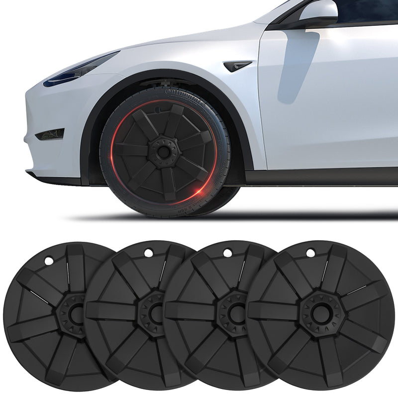 BASENOR 2023-2020 Tesla Model Y Hubcaps Wheel Cover Wheel Hub Caps OEM