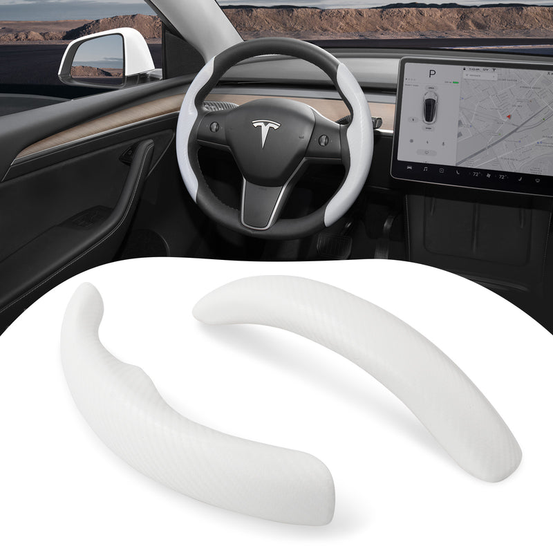 BASENOR Tesla Model 3 Model Y Lenkradabdeckung ABS Kohlefaser Lenkrad Wrap  Protector Anti-Rutsch Innenraum Zubehör Beflockung 2019-2023 : :  Auto & Motorrad