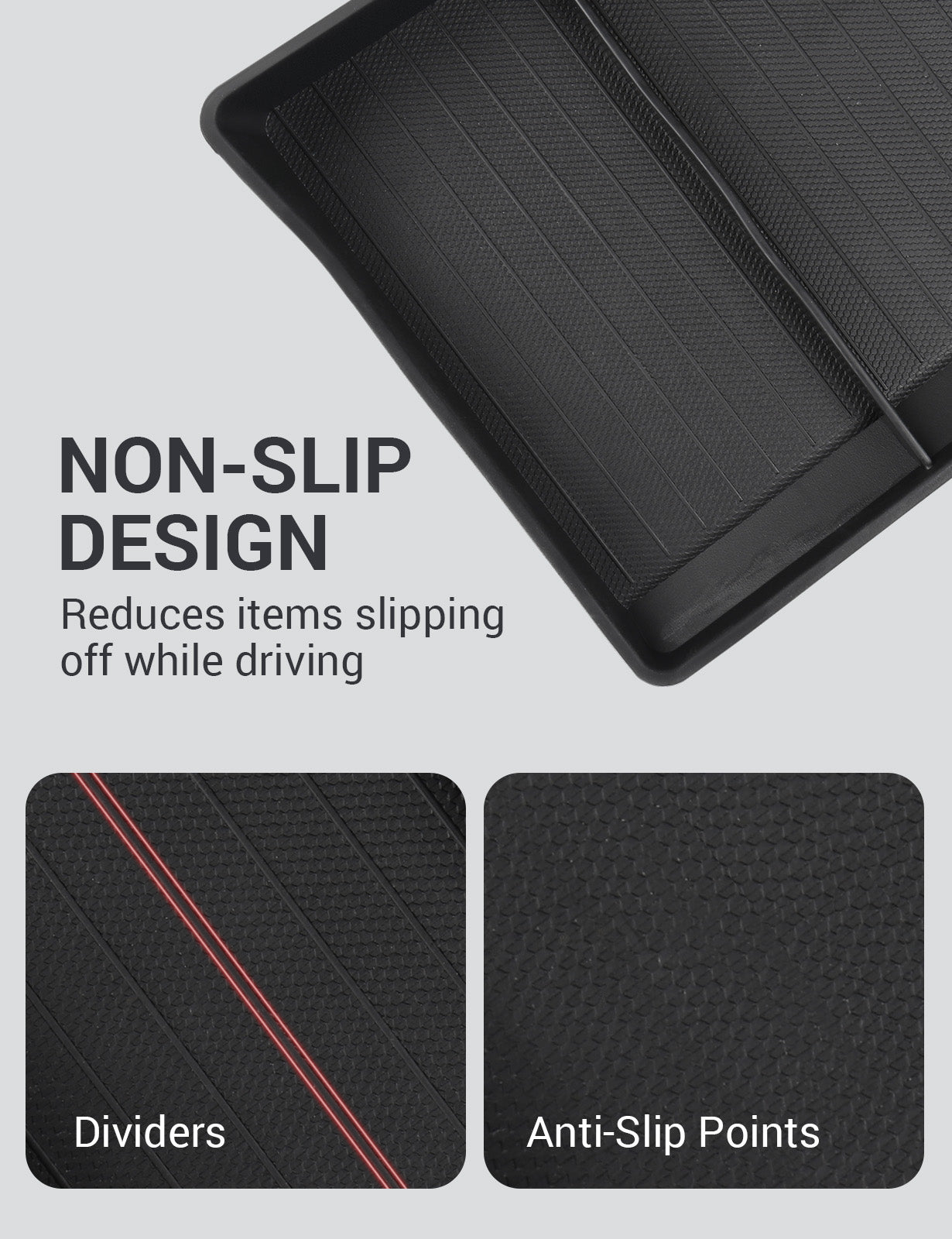 2017-2023 Tesla Model 3 & 2020-2024 Model Y Behind Screen Storage - Dashboard Hidden - Image 3