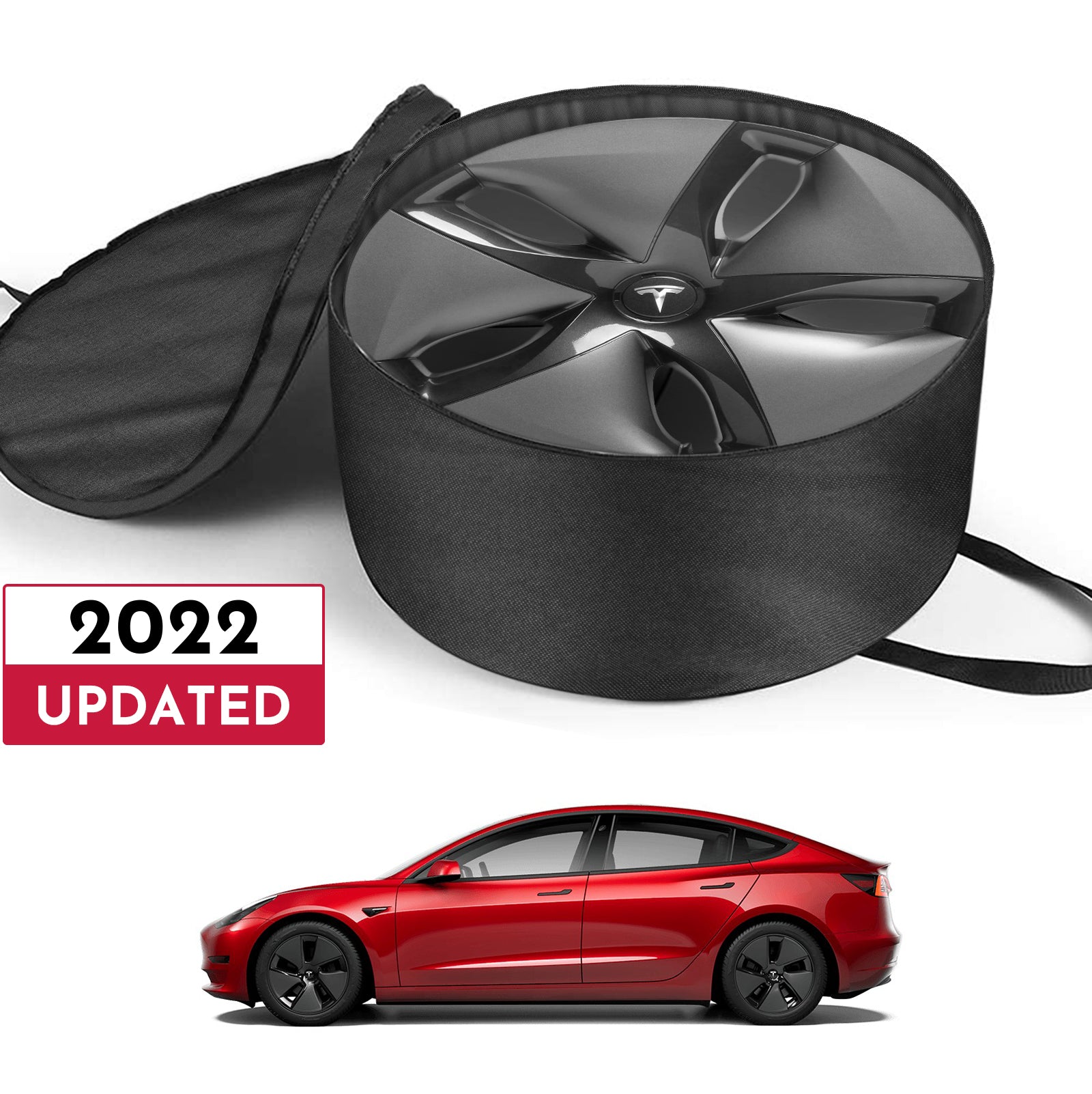 2017-2026 Tesla Model 3 & Model Y Wheel Cover Storage Bag - Waterproof