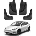 Tesla Model Y Mud Flaps & Splash Guards 2020-2024 - No-Drill All-Weather 4PCS | BASENOR