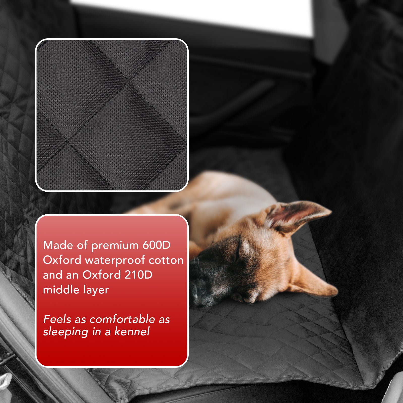 2020-2026 Tesla Model Y Juniper Pet Seat Cover - 100% Waterproof Hammock - Image 6