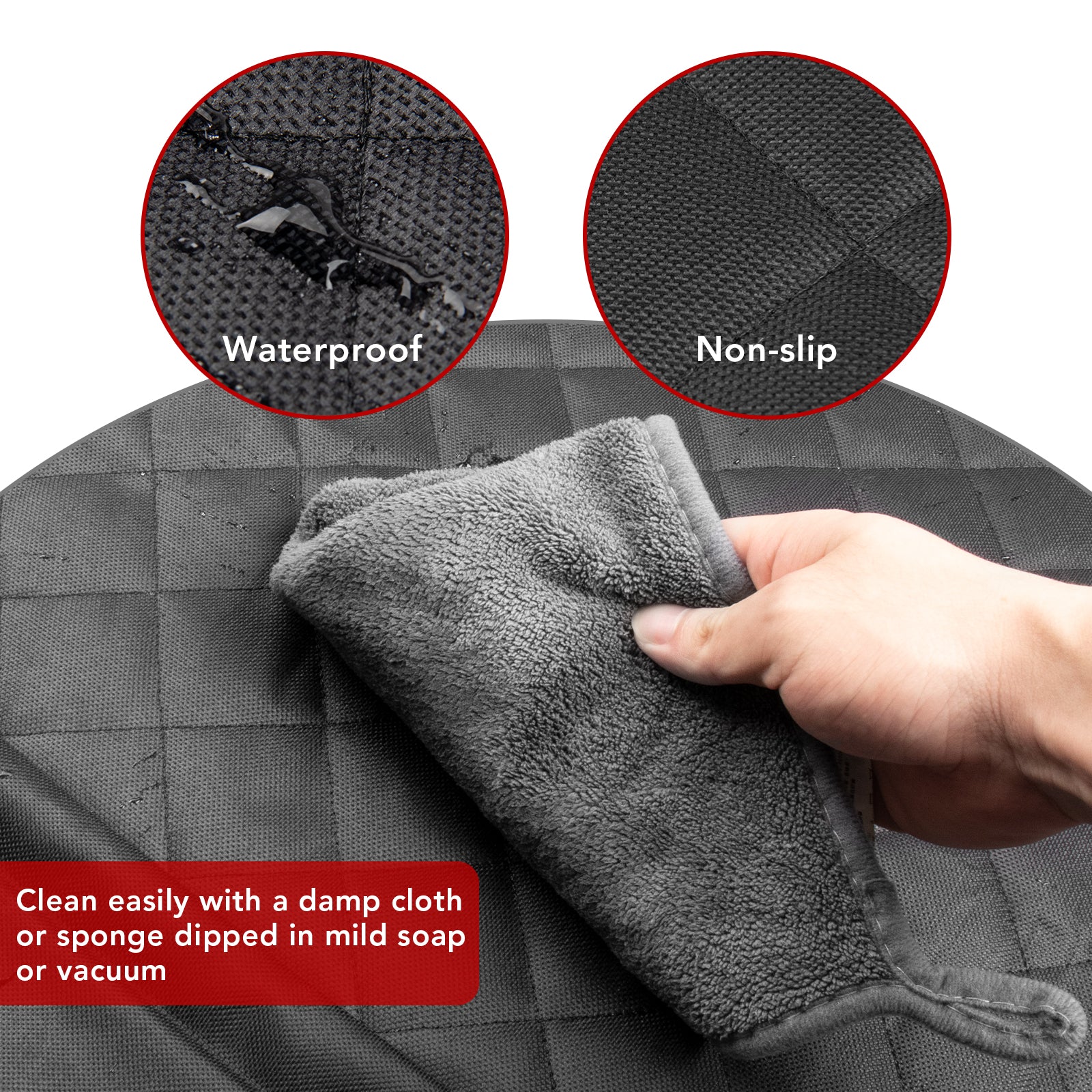 2020-2026 Tesla Model Y Juniper Pet Seat Cover - 100% Waterproof Hammock - Image 7