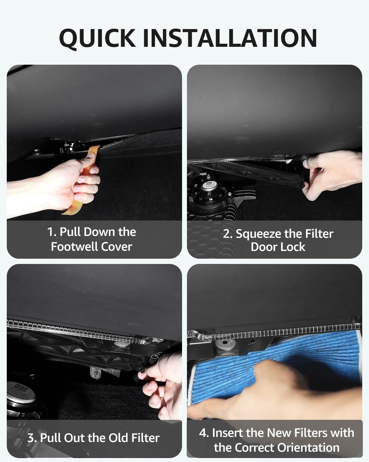 2022-2026 Tesla Model S/X Cabin Air Filter - Activated Carbon - Image 8