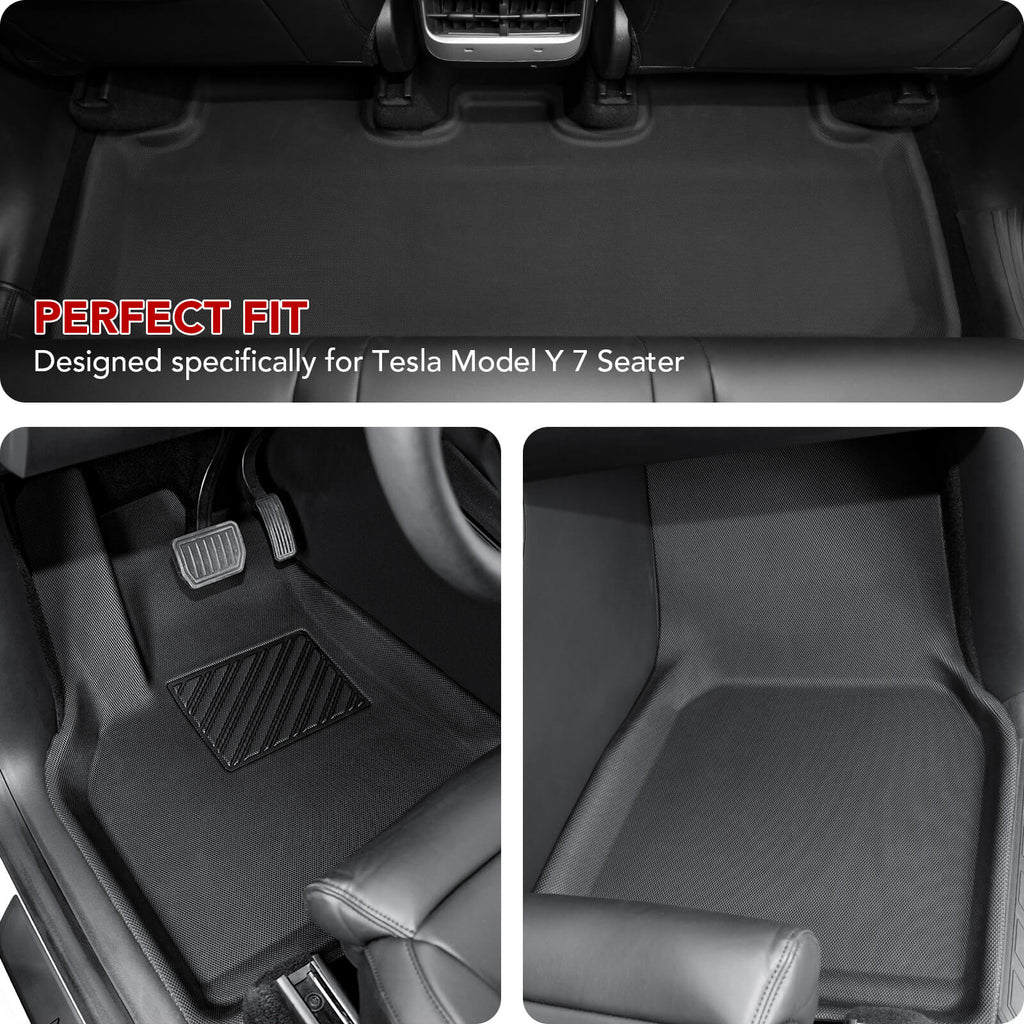  BASENOR 11PCS Tesla Model Y Floor Mats 3D Full Set