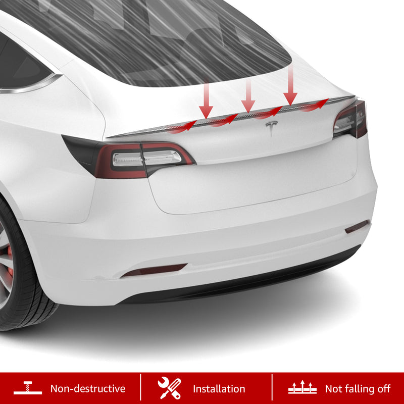 BASENOR Performance Rear Spoiler-Gen 2 for Tesla Model 3