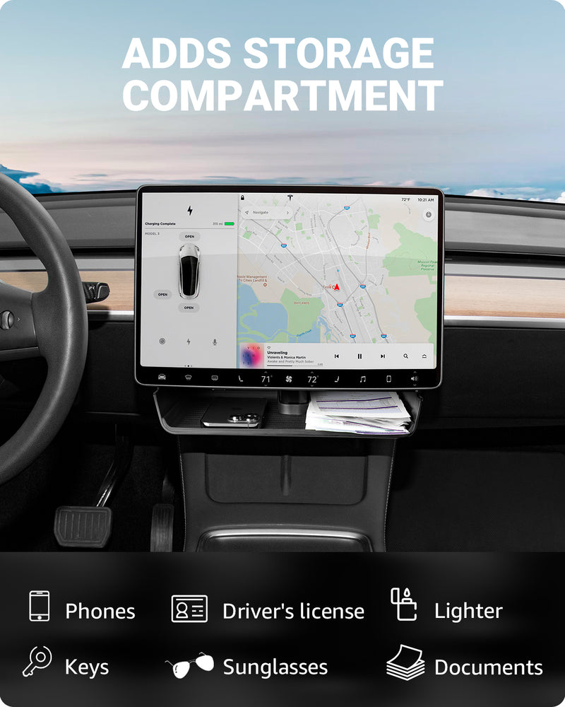 Tesla Model Y Interior Storage Accessories & Organizers