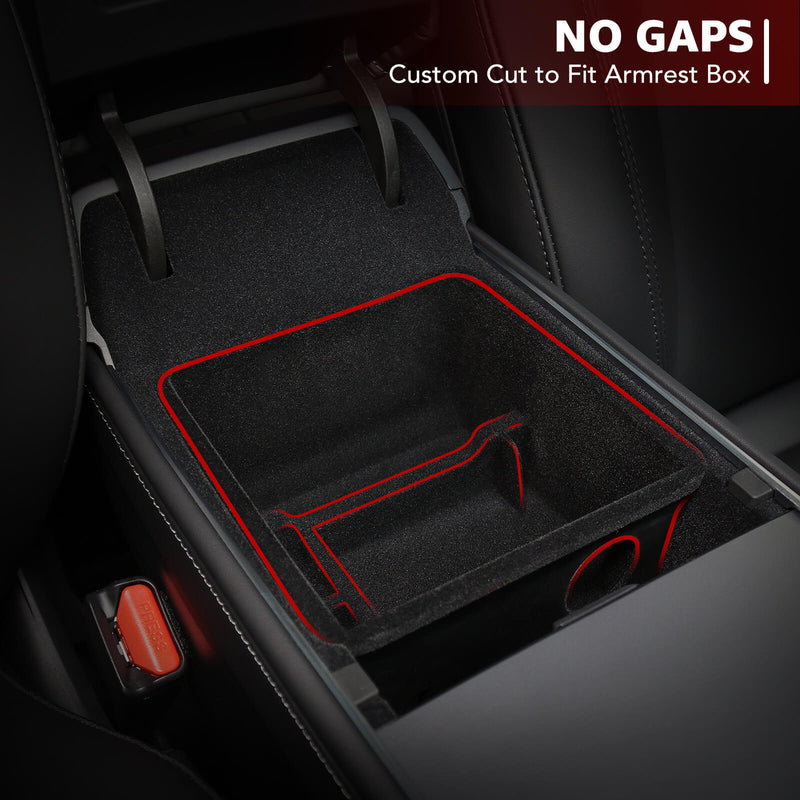 XTAUTO Center Console Organizer Tray Fit for 2021 2022 2023 Tesla Model 3/Y  Armrest Storage Box Cubby Drawer Container Tesla Model 3 Model Y