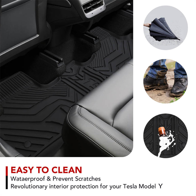 KIKIMO Tesla Model Y Floor Mats, Tesla Model Y 2020-2022