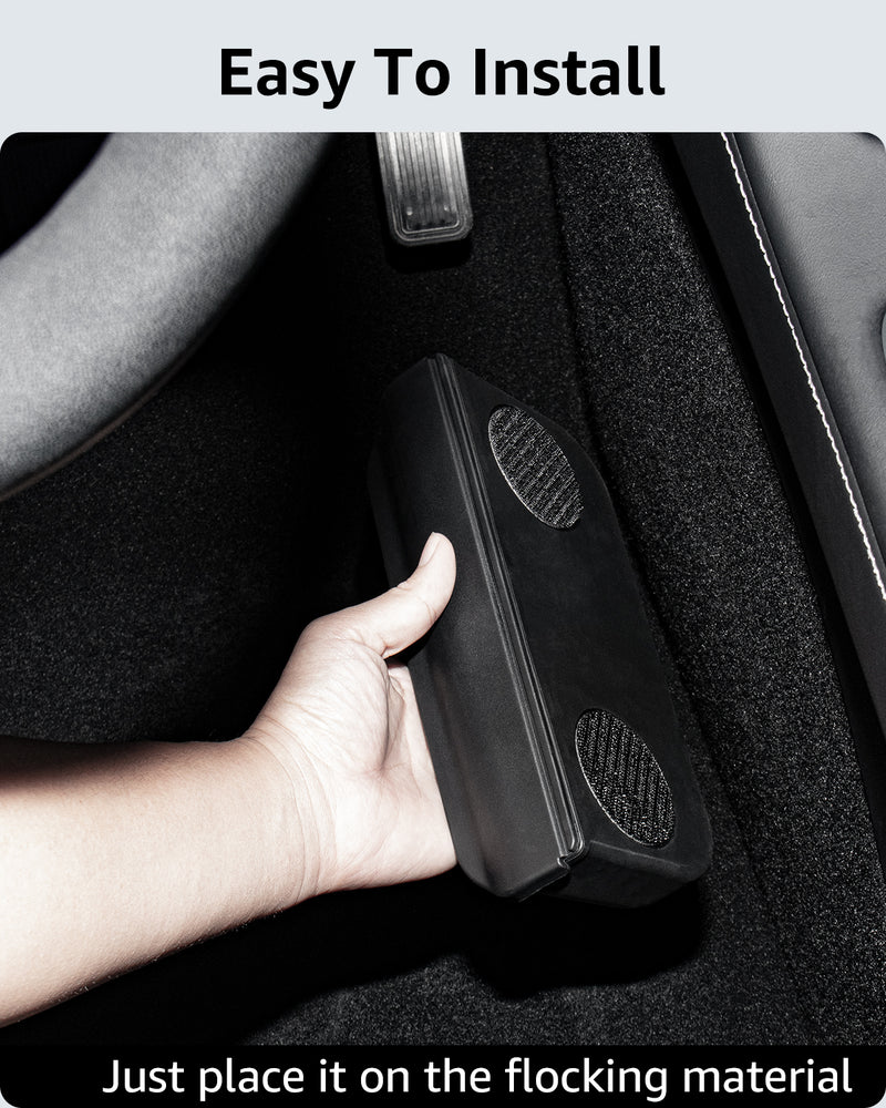 Auto Sunglasses Storage Box Case Glasses Holder Push Switch For Tesla Model  Y