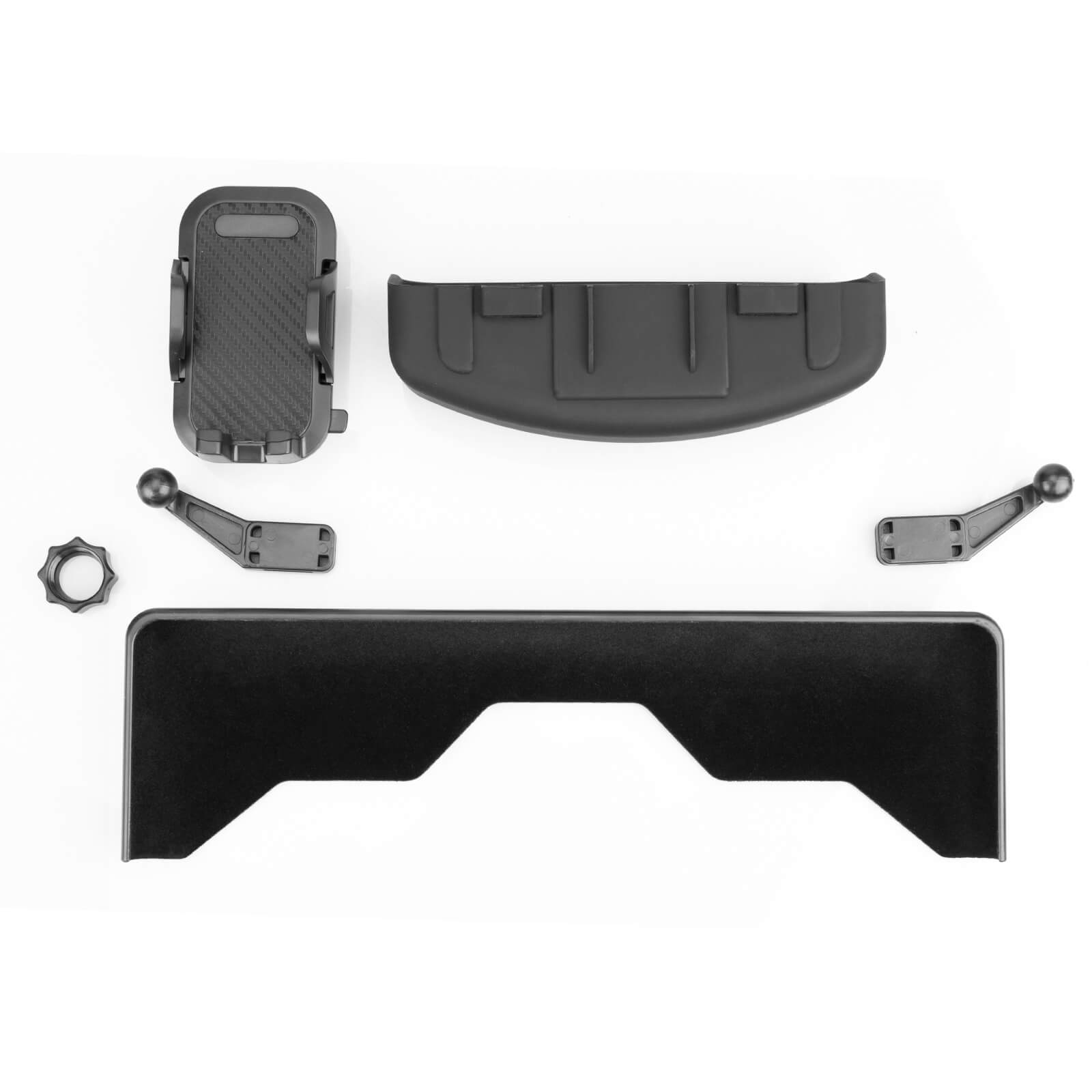 BASENOR Phone Mount Sunglass Holder Cell Phone Stand Interior Accessories Compatible with All Smartphone for Tesla Model Y Model 3