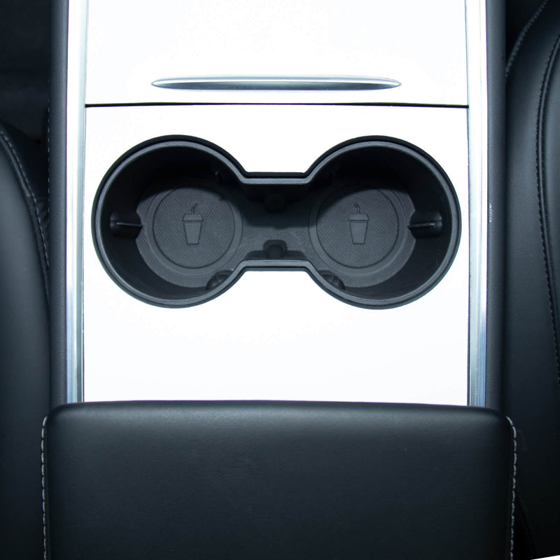 BASENOR Cup Holder Insert-Upgrade for 2021 2022 2023 Tesla Model Y Model 3