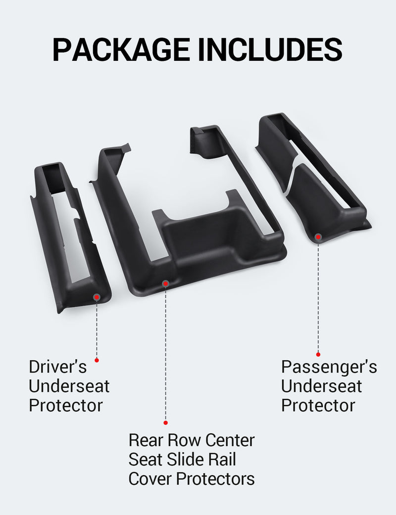Kaufe Für Tesla Model Y Sitze Rückenprotektor Anti-Kick TPE Matte