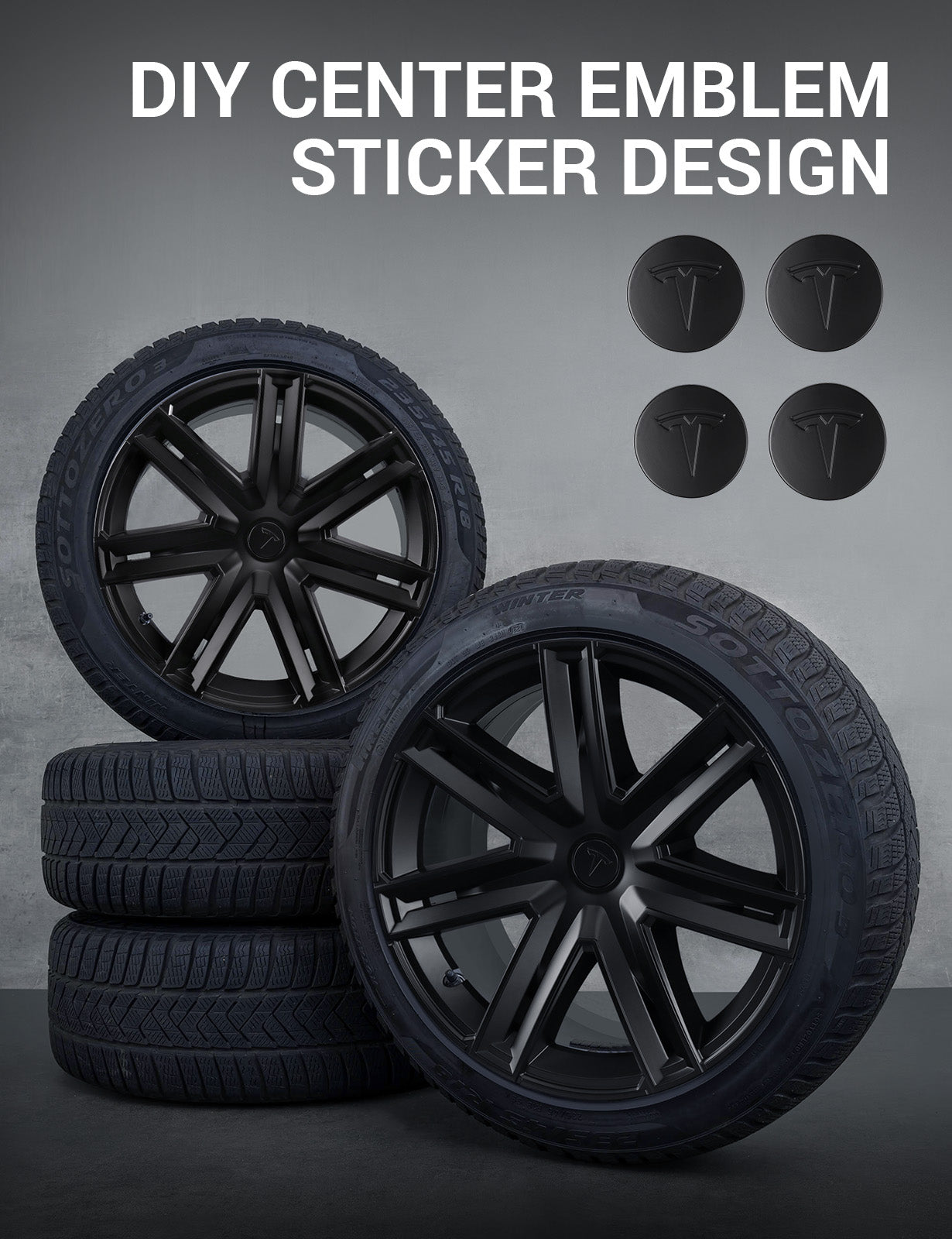 BASENOR 2023-2020 Tesla Model Y Hubcaps Wheel Cover Wheel Hub Caps OEM Rim Protectors Replacement Cover Exterior Accessories Set of 4 - Image 12