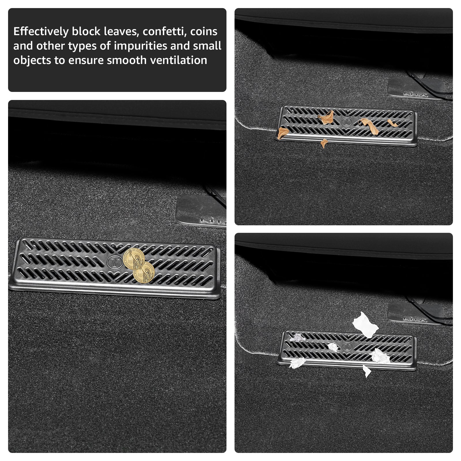 BASENOR Backseat Air Vent Cover for 2020-2023 Tesla Model Y - Image 8