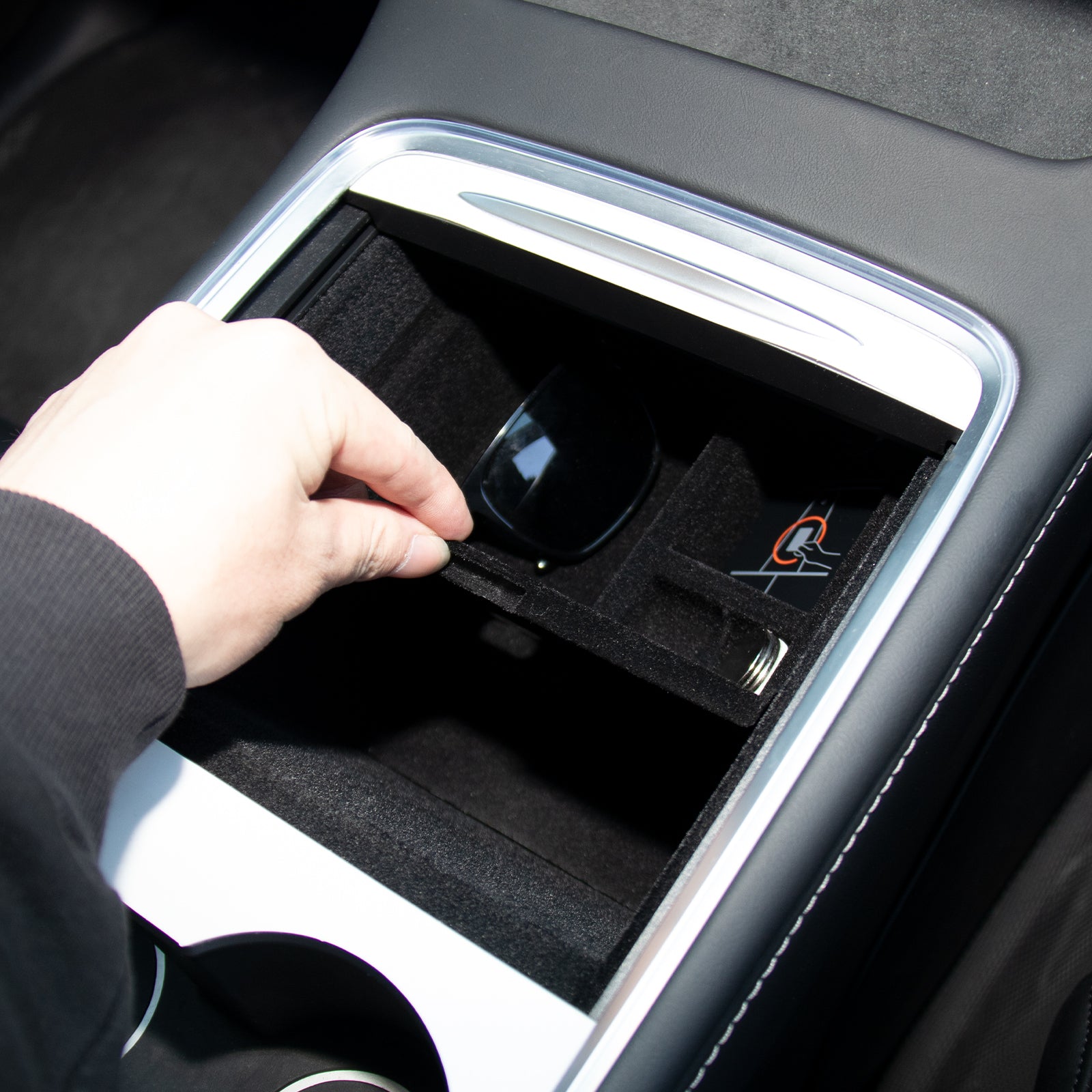 BASENOR Center Console Tray for Tesla Model Y Model 3 - Image 8