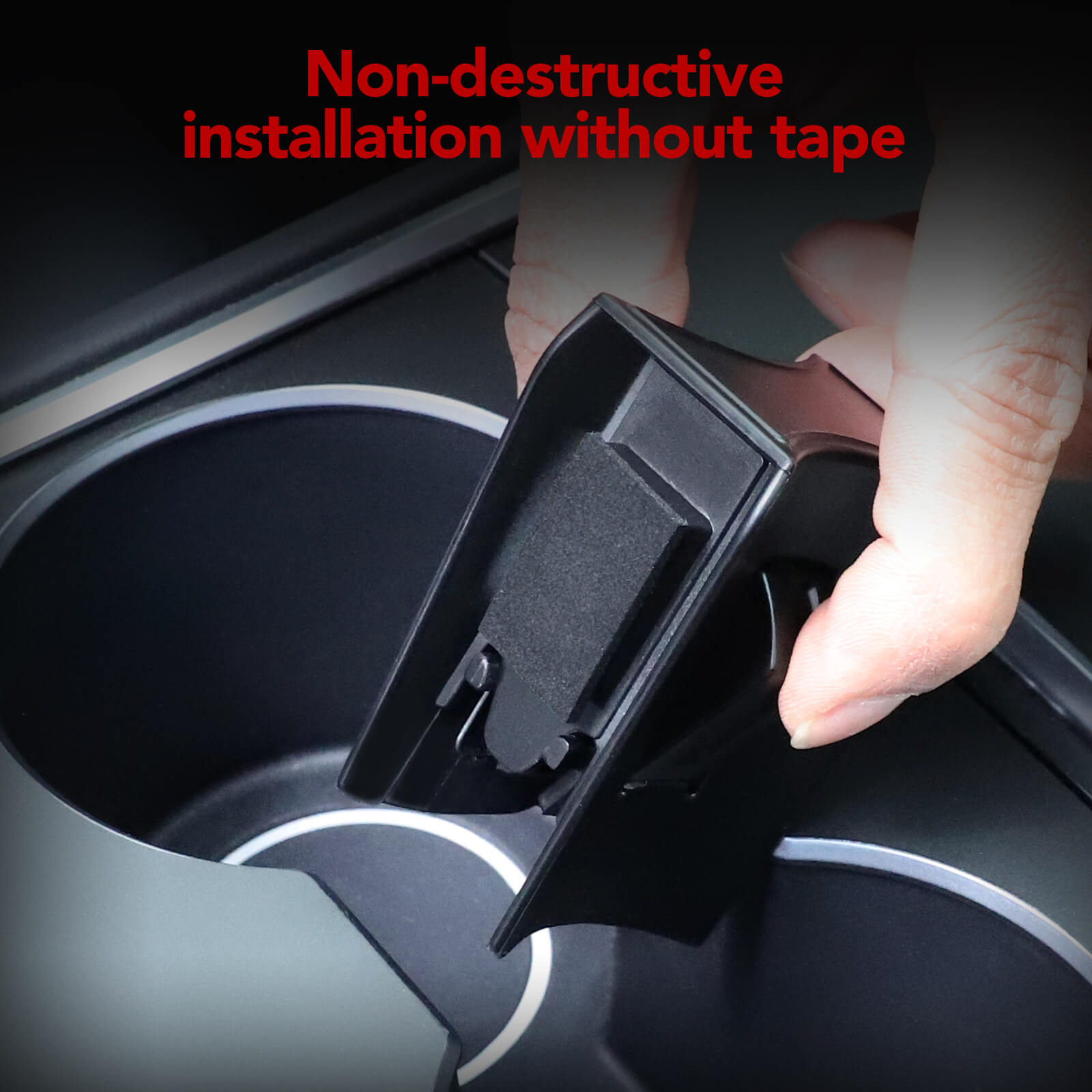 BASENOR Cup Holder Insert for 2022-2023 2021 Tesla Model 3 Model Y - Image 4