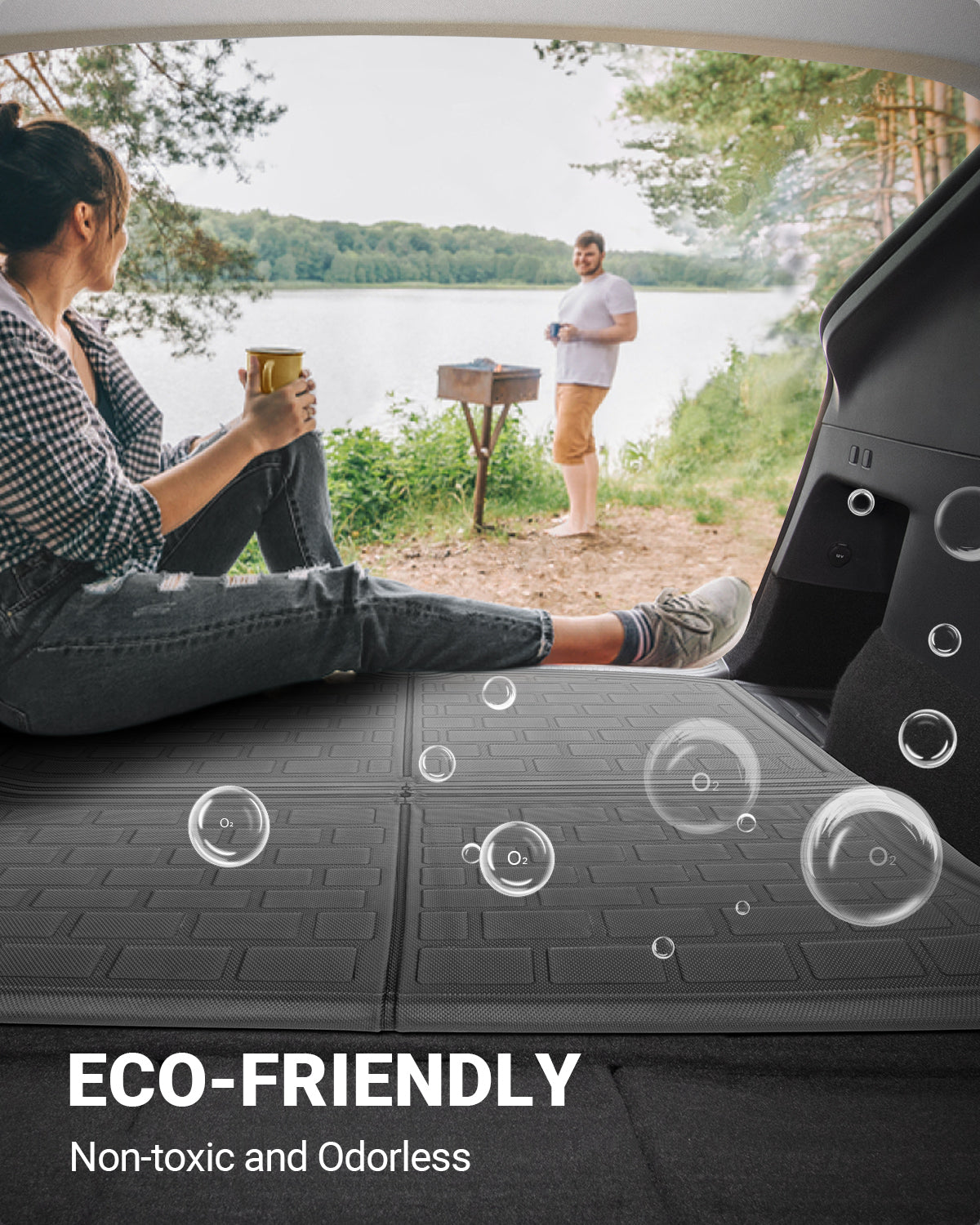 BASENOR Floor Mats Full Set (for 5 seat) for Tesla Model Y - Image 7