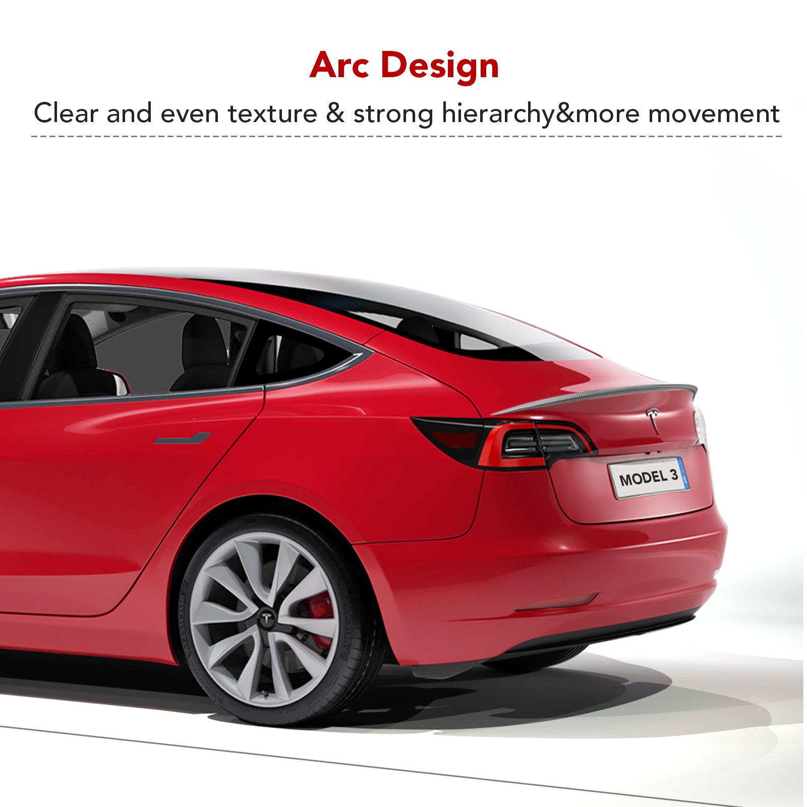 BASENOR Performance Rear Spoiler-Gen 2 for Tesla Model 3 - Image 17