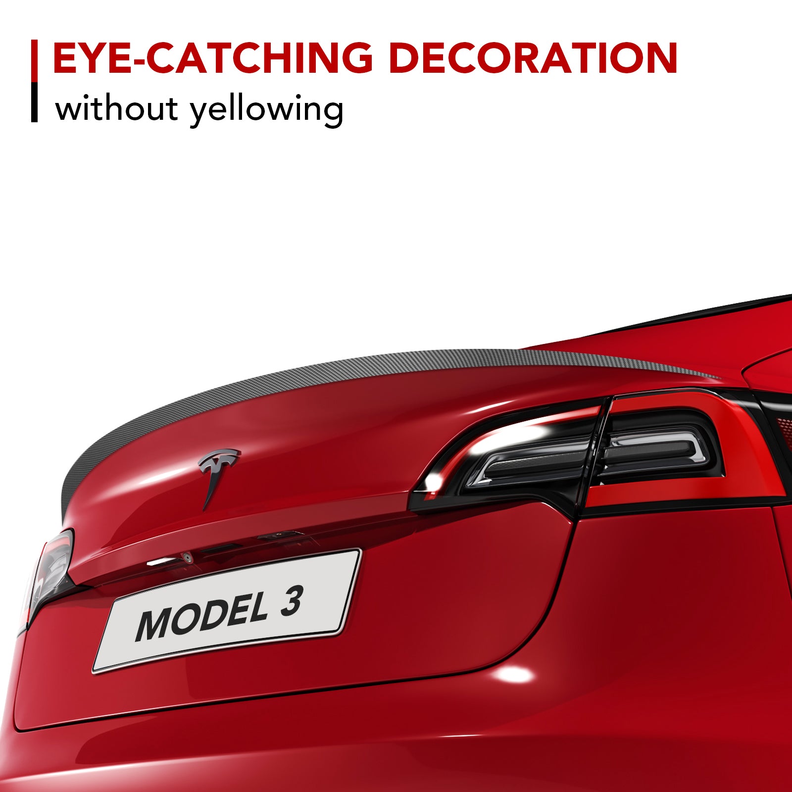 BASENOR Performance Rear Spoiler-Gen 2 for Tesla Model 3 - Image 18