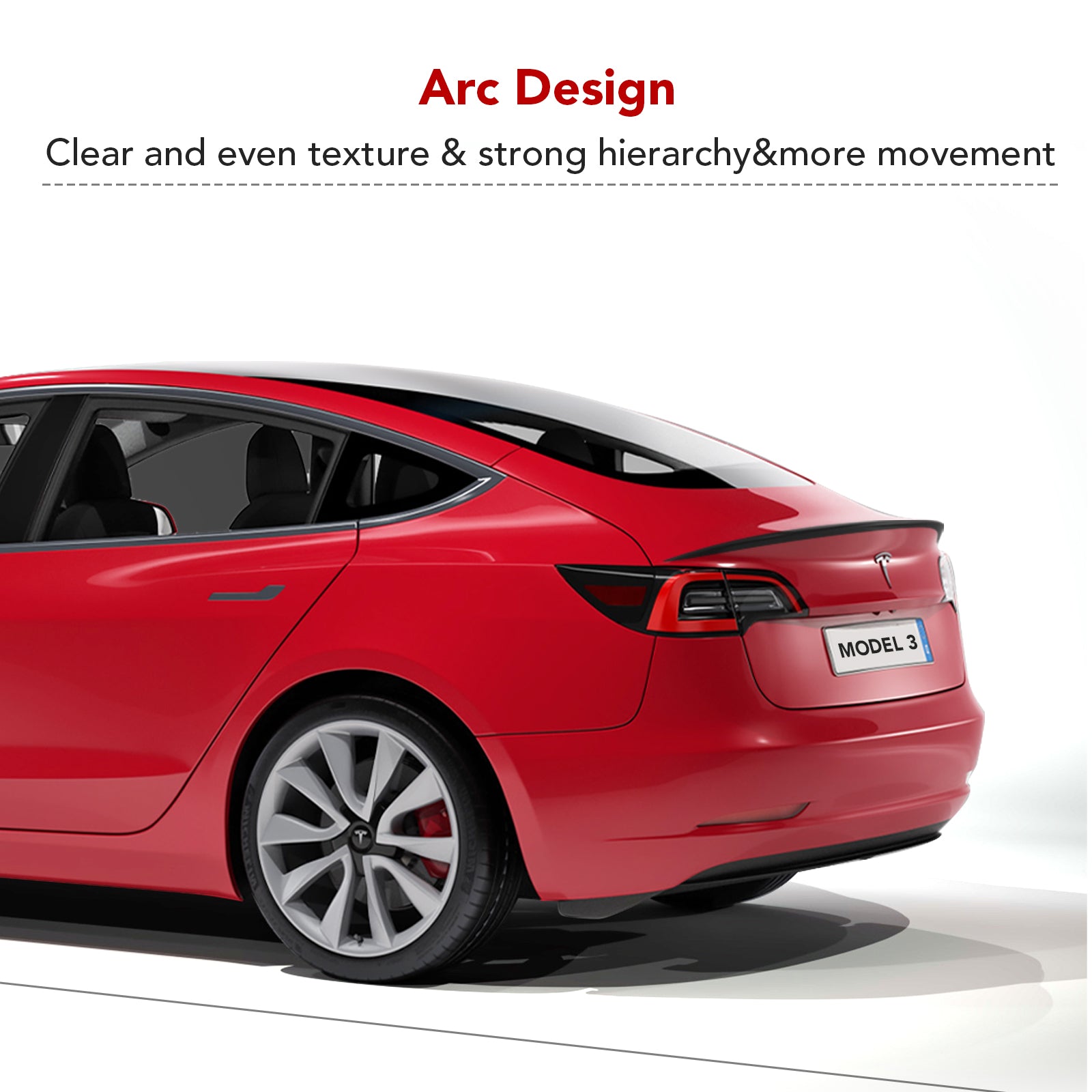 BASENOR Performance Rear Spoiler-Gen 2 for Tesla Model 3 - Image 8