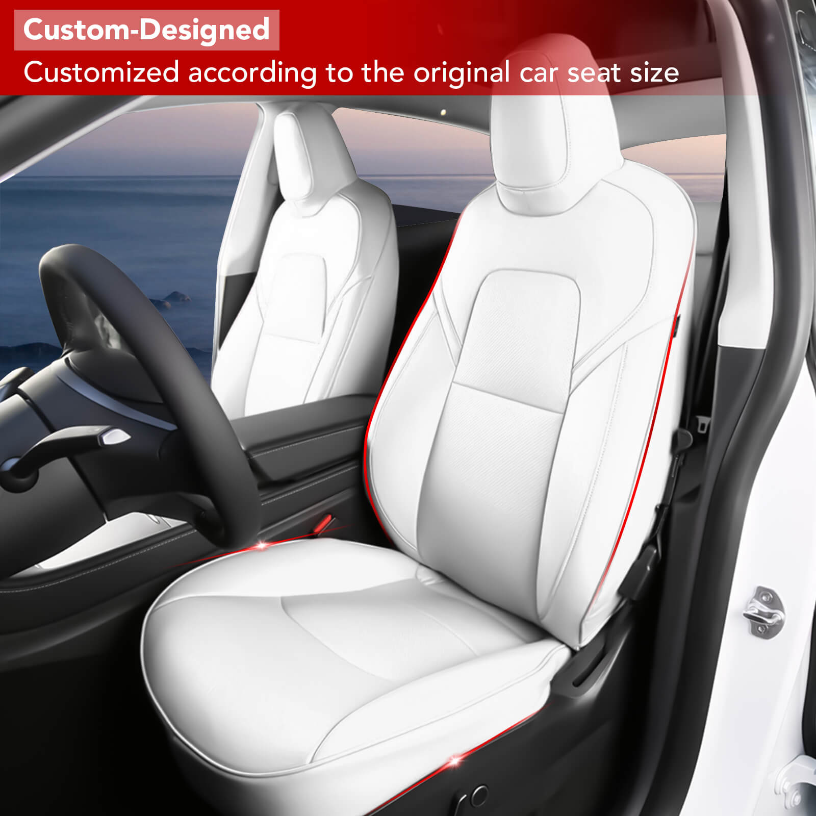BASENOR Seat Cover for 2020-2023 Tesla Model Y - Image 10