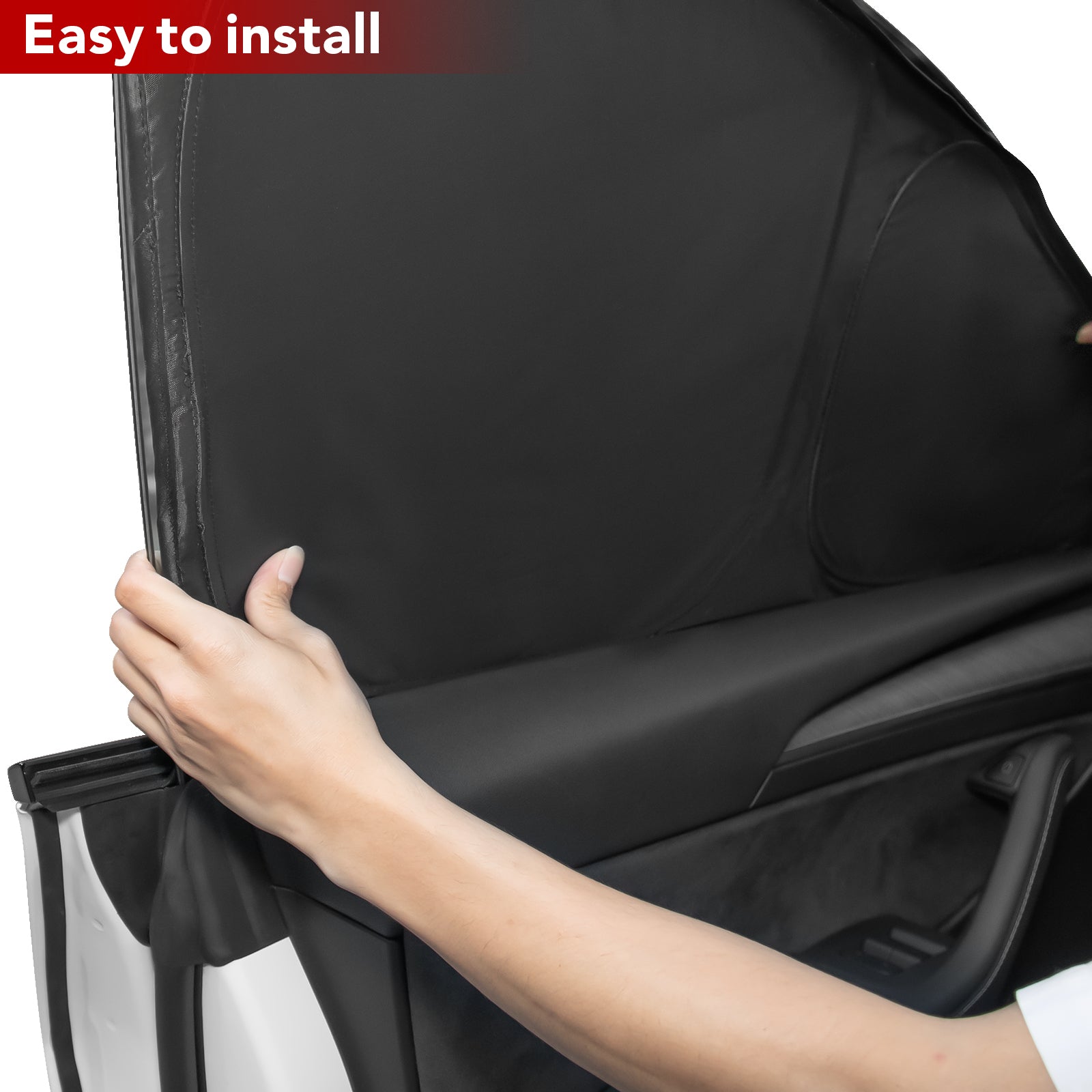 BASENOR Side Windows Rear Windshield Sunshades（Set of 7）for  Tesla Model Y - Image 6