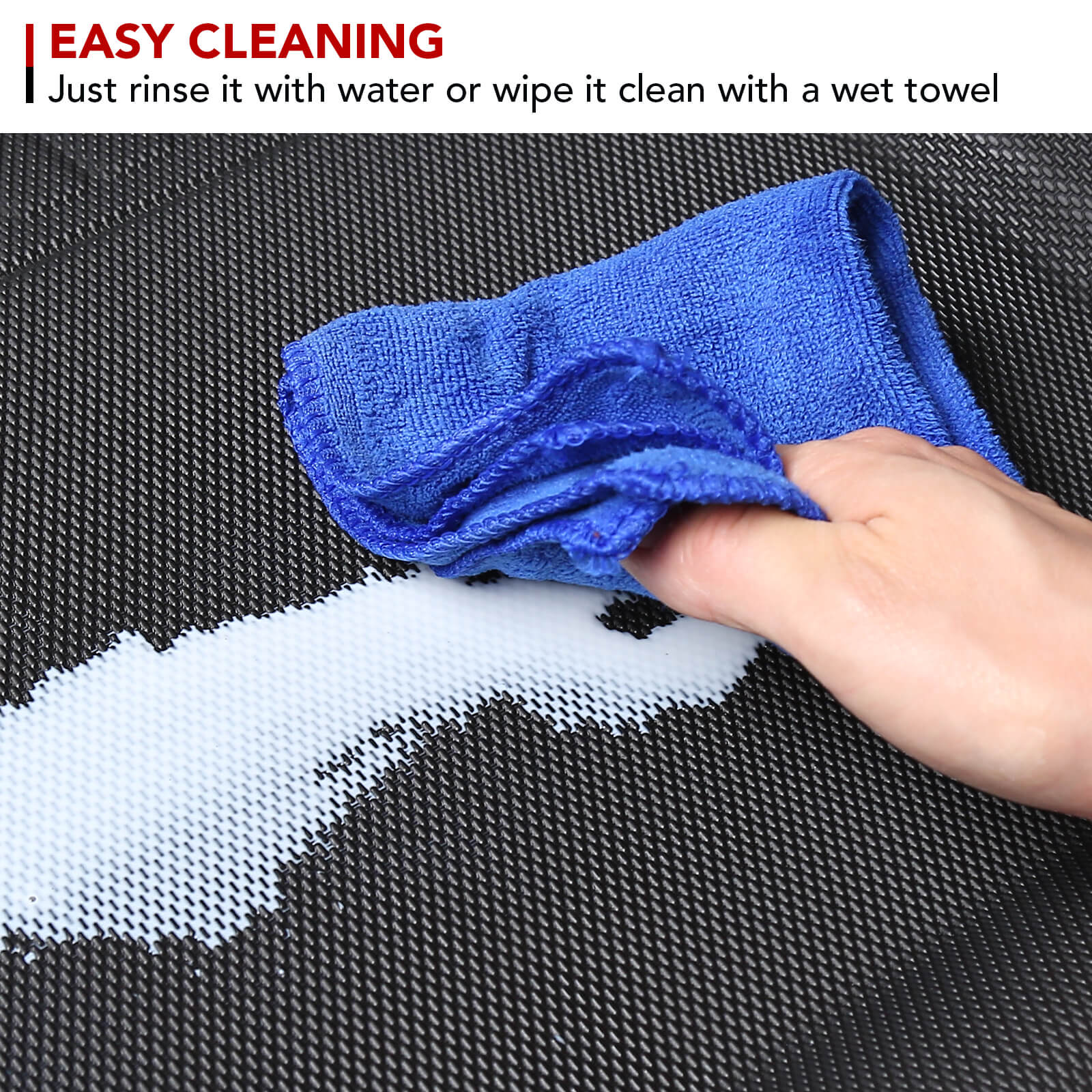 Floor Mats 3D Full Set (for 7 Seater) for Tesla Model Y - Image 8