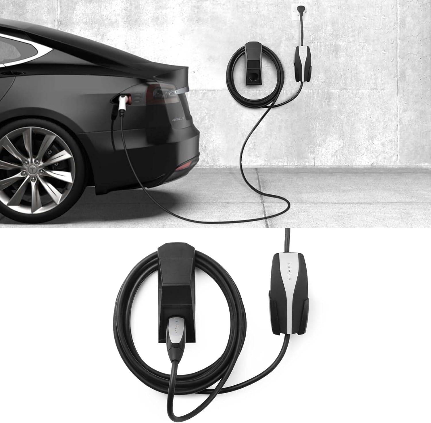 Tesla Wall Connector Cable Organizer (Model 3/Y/S/X) - Heavy Duty Wall